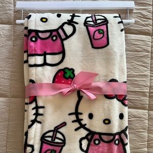 Hello Kitty Strawberry Blanket